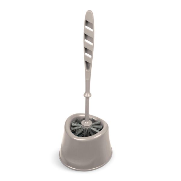 set of toilet brush on a stand "Capri" brown-gray S336KSER